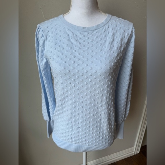 Loft medium lightweight blue sweater- like new perfect condition - Picture 1 of 4